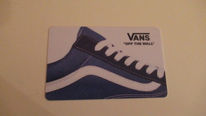 VANS GIFT CARD HAS 50 SELLING IT FOR 32