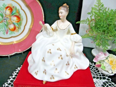 Royal Doulton figurine My Love lady with red rose England Hn2339  from 1965 