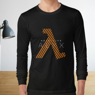 Half Life - Alyx (White) Long Sleeve T-Shirt Funny  Size S to 5XL