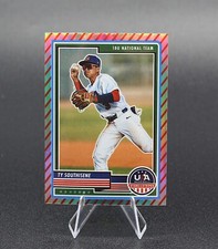 2023 Panini USA Baseball Stars and Stripes Red Stripes #16 Ty Southisene