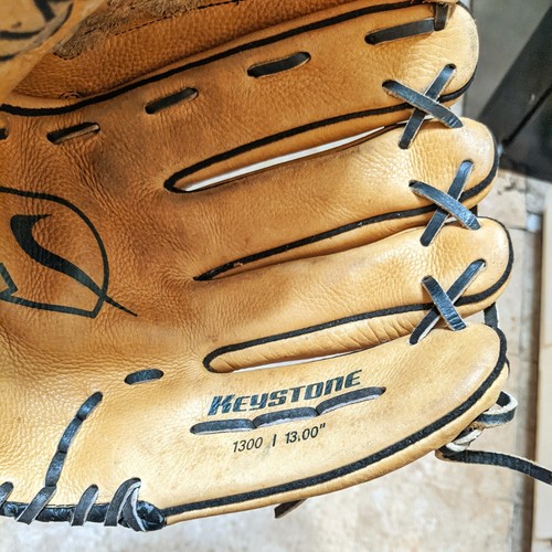 Nike Keystone 1300 Diamond Ready 13” Leather Baseball Glove Softball Mitt RH RHT - Picture 9 of 9