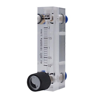 ABS Plastic Oxygen Ozonizer Air Flow Meter Panel Type Home Working Accs DE