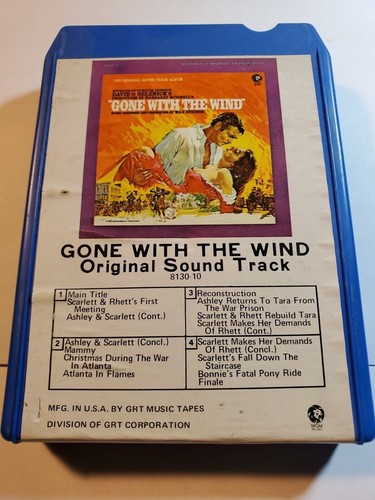 Gone With The Wind- Original Soundtrack 8-Track VG - 第 1/1 張圖片