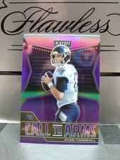 2021 Panini Playoff Ryan Tannehill Call to Arms #CA-RTA SP Purple Prizm