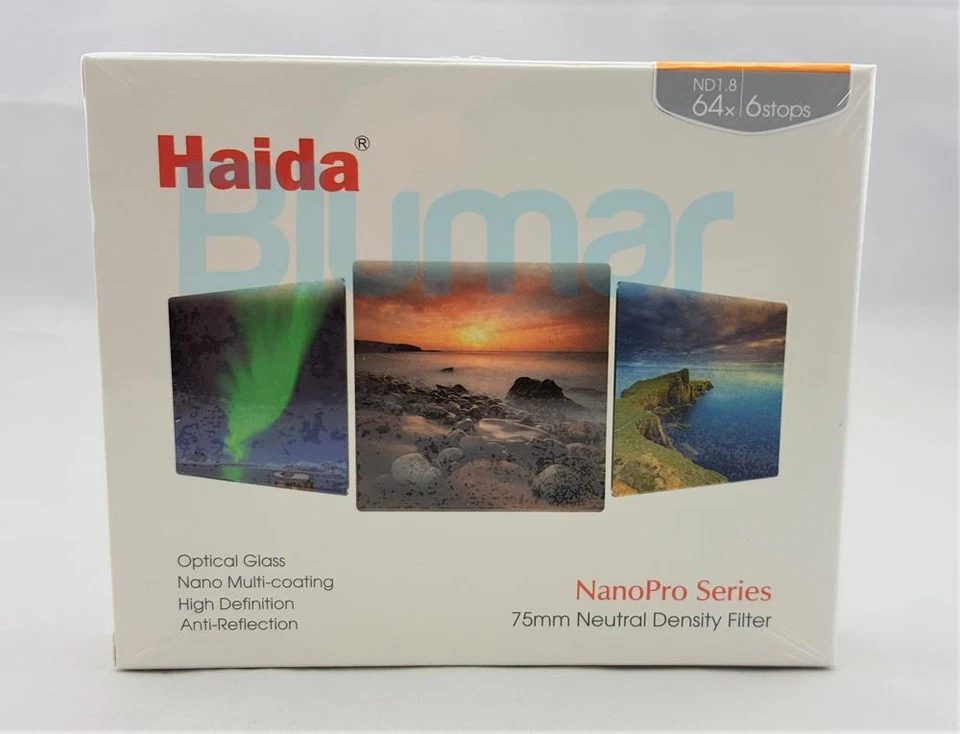 Haida NanoPro MC 75x75mm 6 stop Schott optical glass filter ND 1.8(64x) - Image 2 of 2