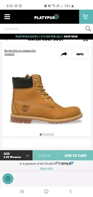 timberland boots platypus