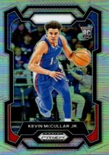Kevin McCullar Jr 2024 Prizm Draft Picks Silver Base Rookie Card #19