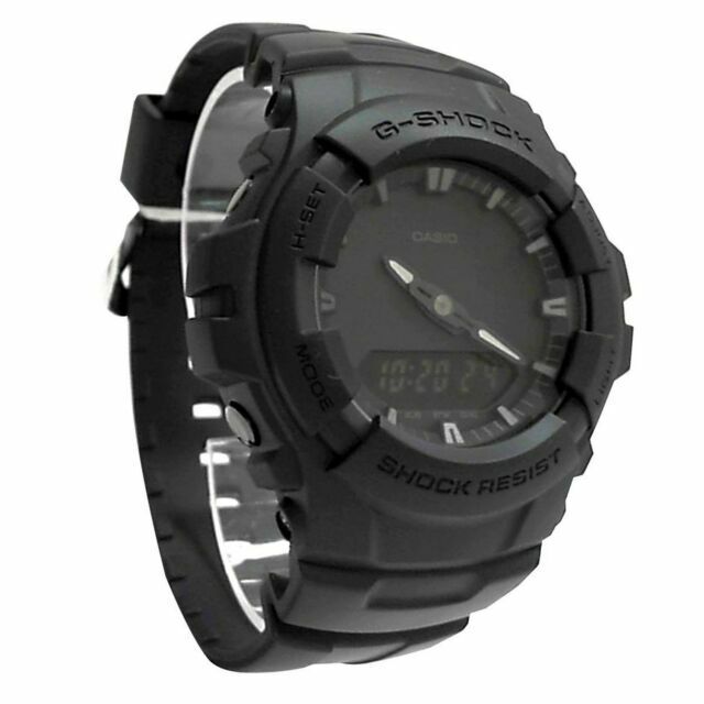 G-shock G100bb-1a Black out Series Matte Resin Men's Watch for sale online eBay