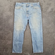 Vintage Levis 505 Straight Leg Jeans Men's 40x30 Fits 38x30 Blue Denim Y2K
