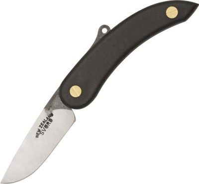 Svord Peasant 6 3/4'' Swedish High Carbon Black Synthetic Folding Knife 133
