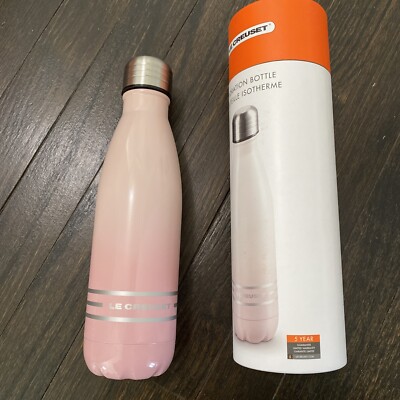Le Creuset Hydration Bottle in Shell Pink 500ml/17oz