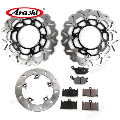 Front Rear Brake Disc+Pads For Suzuki GSF 1250 BANDIT S ABS 2012 2013 2014 2015