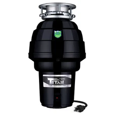 Titan 1.25 HP Premium Kitchen Garbage Disposal with Power Cord, Anti-Jam & Quiet