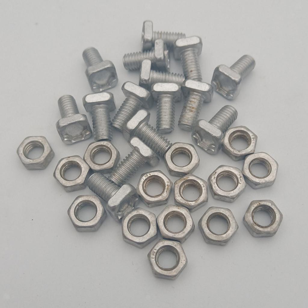15pcs Set Aluminium Alloy Greenhouse Nuts And Bolts eBay