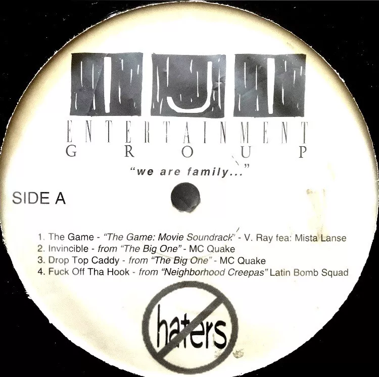 IJI Entertainment Group V.A. Mega rare Cali rap gangsta g-funk LP vinyl records