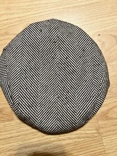 Knuckleheads Newsboys Cap Tweed Pattern Size Newborn Baby Hat