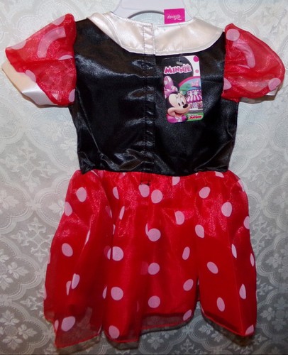 Disney Minnie Mouse Costume New Baby Toddler Infant 9 - 12 mos Dress Headband - Picture 5 of 10