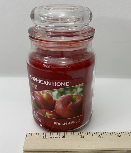 American Home by Yankee Candle Fresh Apple Large 19 oz Single Wick Jar with Lid - Picture 9 of 11