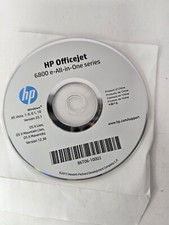 HP Officejet Pro 6800 E-All-in-One Series Driver CD Disc