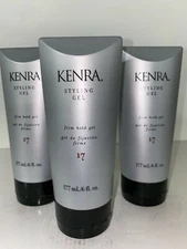 3 pack Kenra Firm Hold Styling Gel # 17 6 oz       free priority shipping