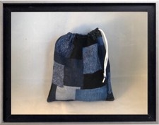 Gymnastics Leotard Grip Bags / Blue Jean Patches Gymnast Birthday Goody Bag