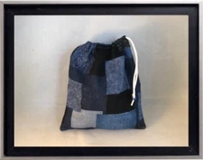 Gymnastics Leotard Grip Bags / Blue Jean Patches Gymnast Birthday Goody Bag 