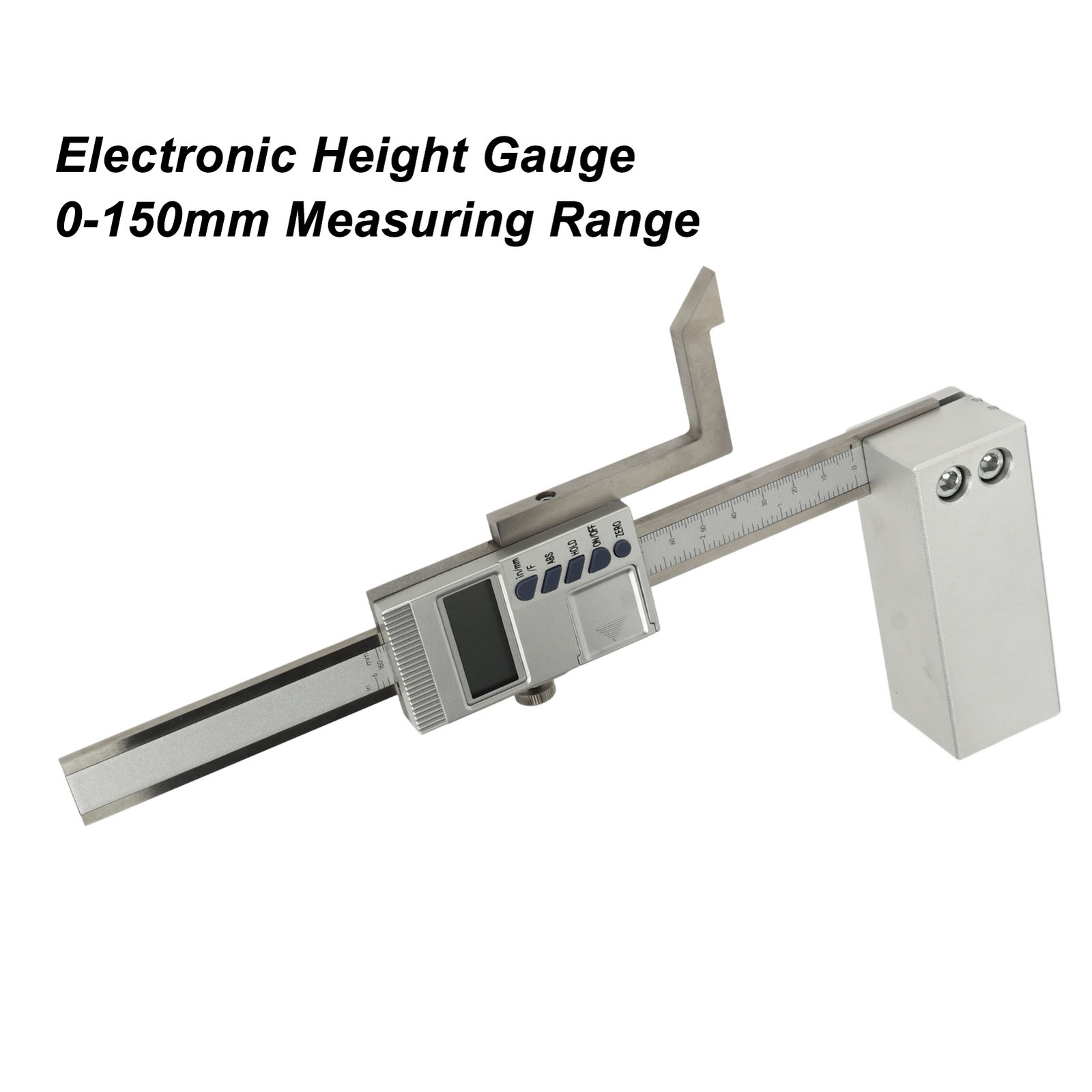 Digital Height Gauge LCD Screen 0150mm Range Stainless Steel