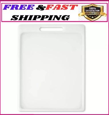 Mainstays 11''X14.5'' Non-Slip Poly Cutting Board, White Color