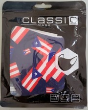 Puerto Rico Flag Face Mask Protection Fashion Reusable Washable New Sealed