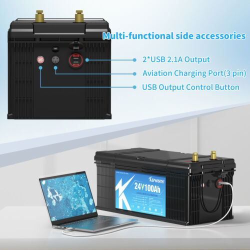 100Ah 180Ah Lithium Batterie BMS 12V 24V LiFePO4 Wohnmobil 20000 Zyklen 10 Jahre - Bild 91 von 121