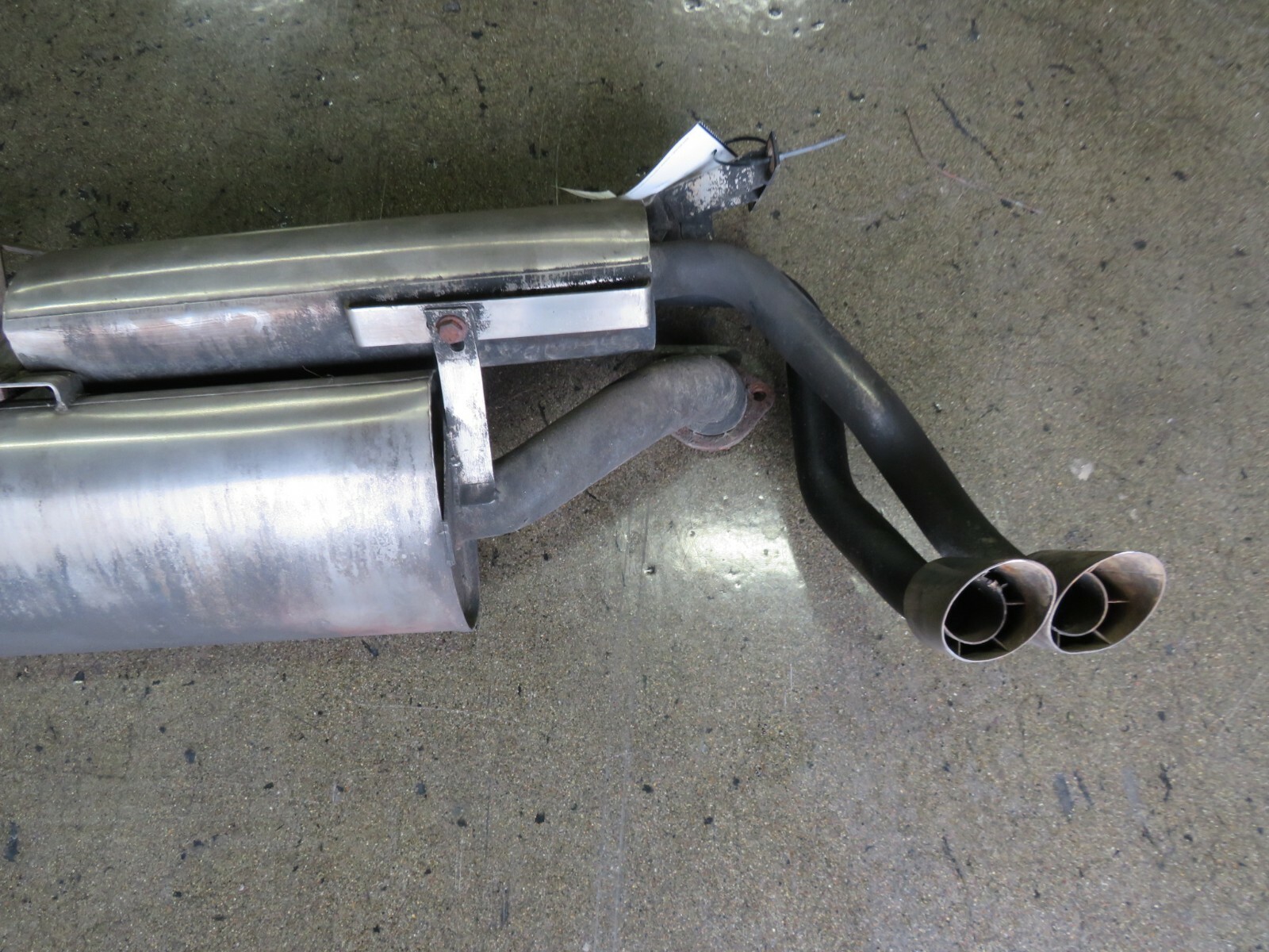 Ferrari 348, Aftermarket Muffler, Burn Damage, Used