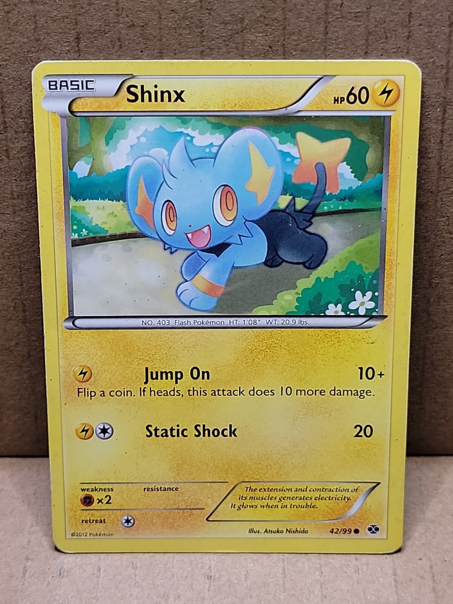 Pokemon3DSソフト 2012 Pokemon - Shinx 42/99 - LP | eBay