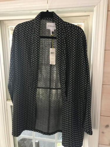 BCBG Generation Open Front Knit Blazer Coat Size XXS NWT - Picture 2 of 13