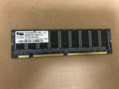 256MB SDRAM SD PC133 133MHZ 133 168PIN ECC NON-REGISTERED MEMORY