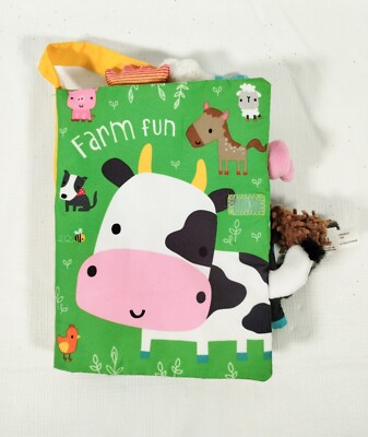 Make Believe Ideas Farm Fun Cloth Crinkle Baby Book Sensory