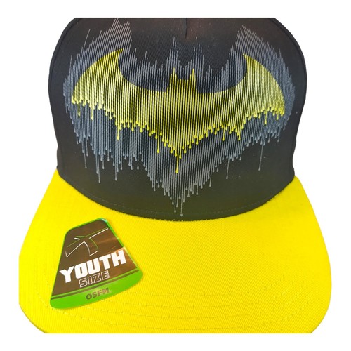 BATMAN Youth Hat Baseball Ball Cap Adjustable SNAPBACK Flat Billed DC Comics - Picture 5 of 9