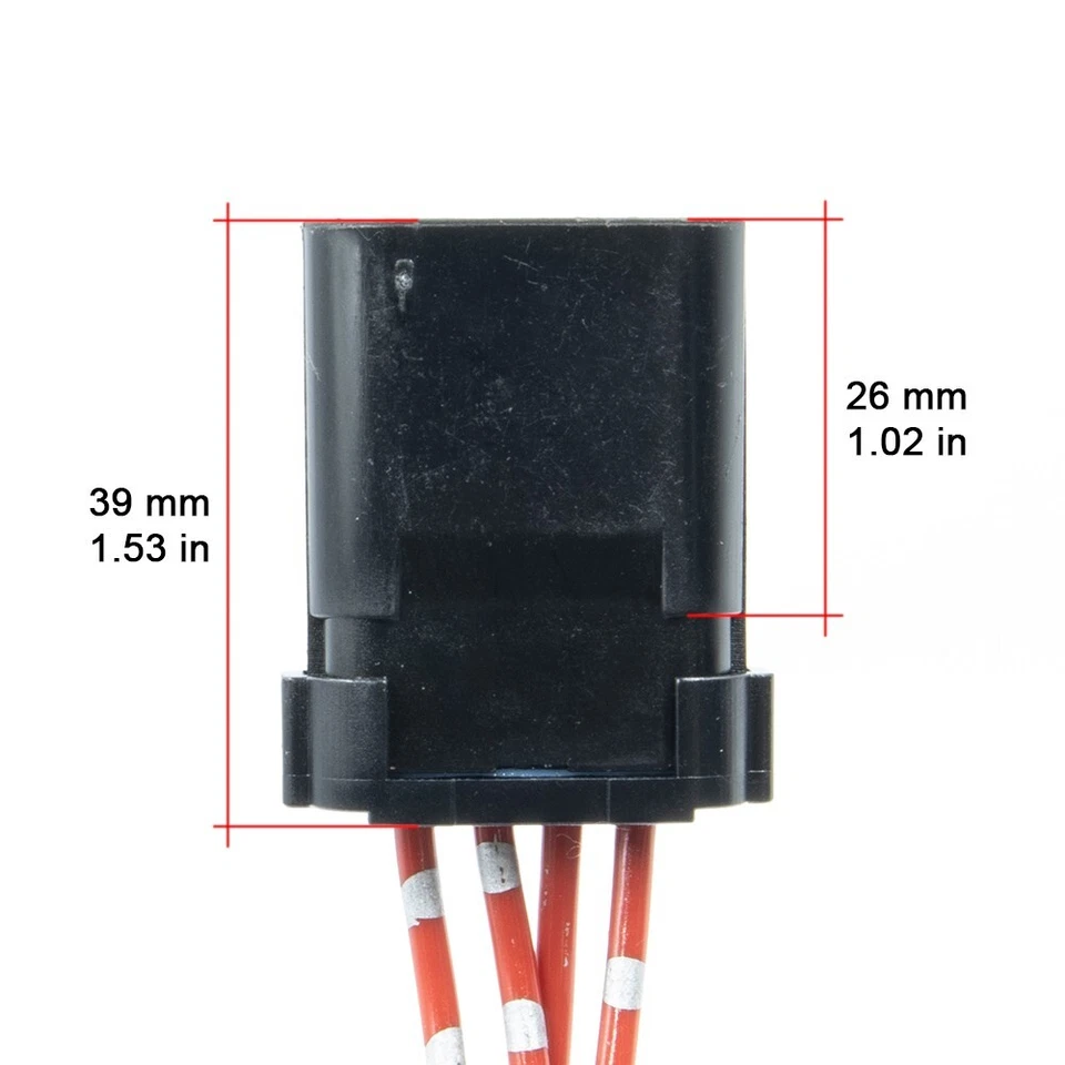 Ignition coil connector Chrysler Town & Country. 2001-2010. 56032520AF - Image 4 of 4