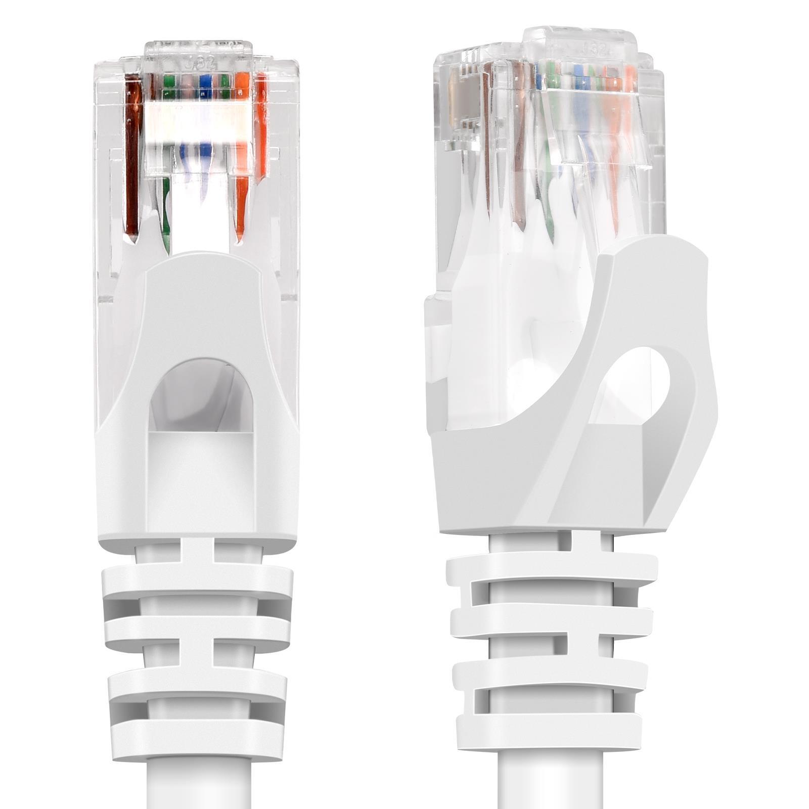 10x 0.5m CAT 6 Netzwerkkabel Set Patchkabel RJ45 PC LAN Kabel Ethernet DSL Rund