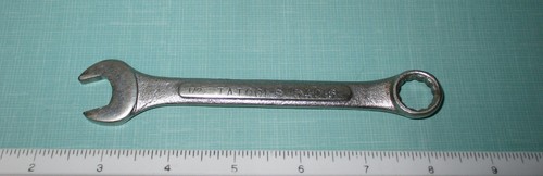Vintage TATOOLS SAE 12-Point Box End 1/2" Open End Hex Combination Wrench 54016 - Foto 1 di 2