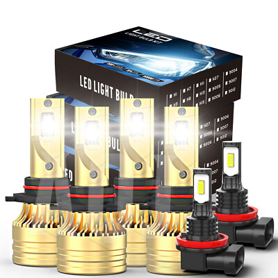 Para For Mitsubishi Lancer 2008-2015 Combo faro LED + bombilla antiniebla