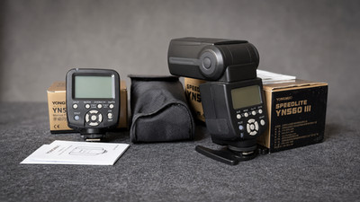 Yongnuo YN560 III Speedlite Systemblitz + YN560-TX Funk-Blitzcontroller