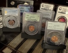 Coin Slab Holder Display Stand Lot Of 10 PCGS NGC ANACS Plastic Easel