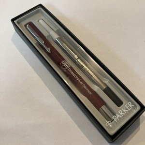 Collectible Red Parker Vector Rollerball Pen UPS United Parcel Service Branded