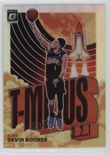 2021-22 Panini Donruss Optic T-Minus 3 2 1 Holo Prizm Devin Booker #15 13ta