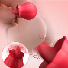 Clit-Licking-Vibrator-Tongue-Oral-Massager-Rechargeable Women Toys use Lubricant