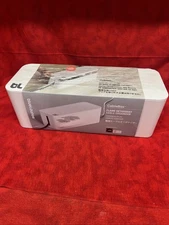 BLUE LOUNGE CABLE BOX 16" x 6" x 5" - NEW