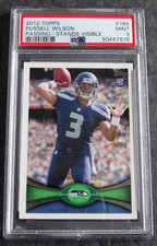 2012 Topps #165 Russell Wilson Seattle Seahawks Rookie Football Card PSA 9. rookie card picture
