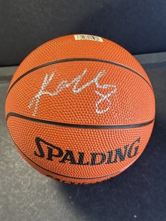 Kobe Bryant HOF LA Lakers Signed Spalding NBA Mini Basketball AUTO JSA LOA