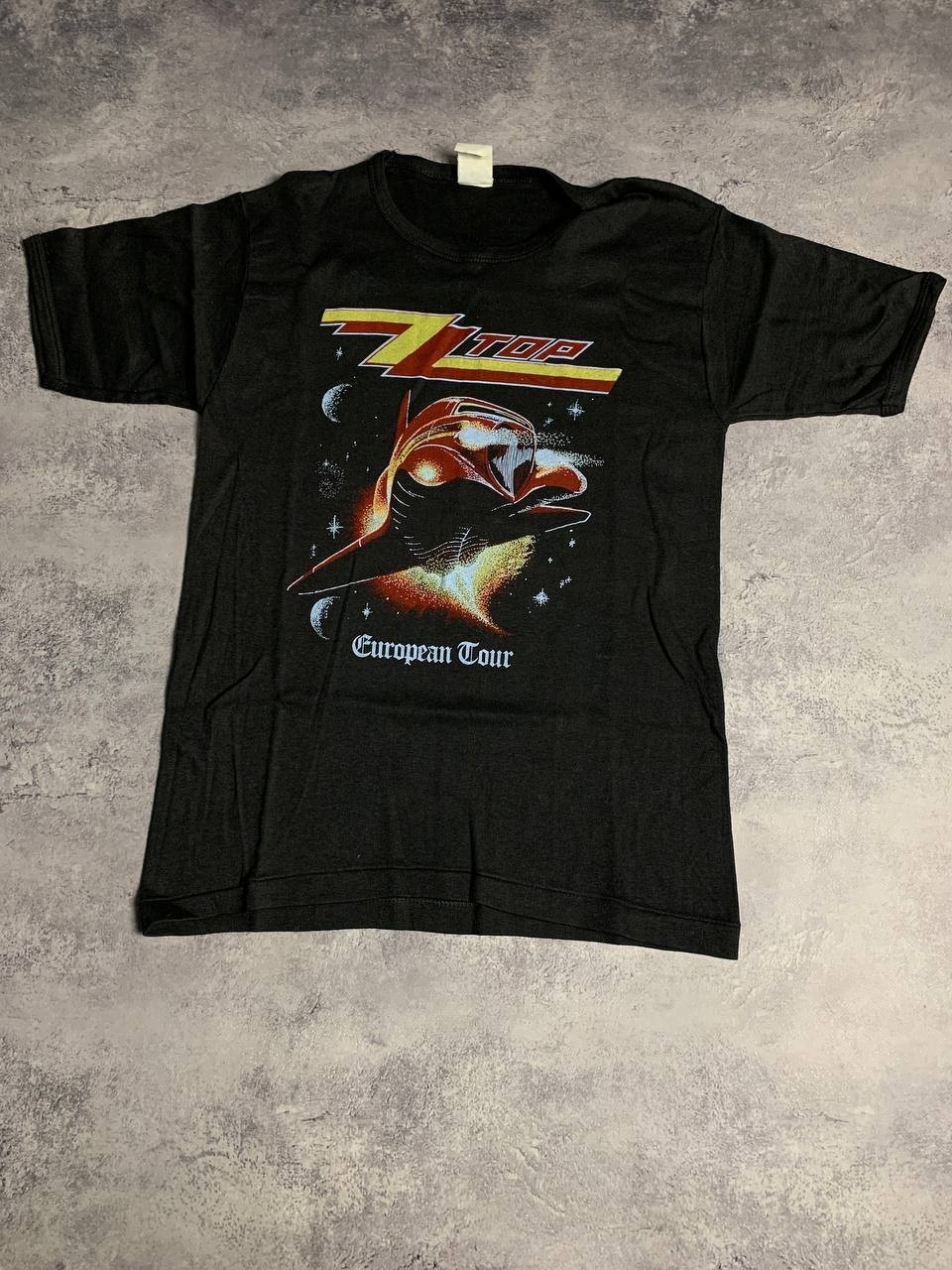 Europe ZZ Top an 1980s vintage concert t-shirt, vintage, size M, single stitch, A condition