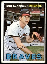 1967 Topps Don Schwall #267 Atlanta Braves